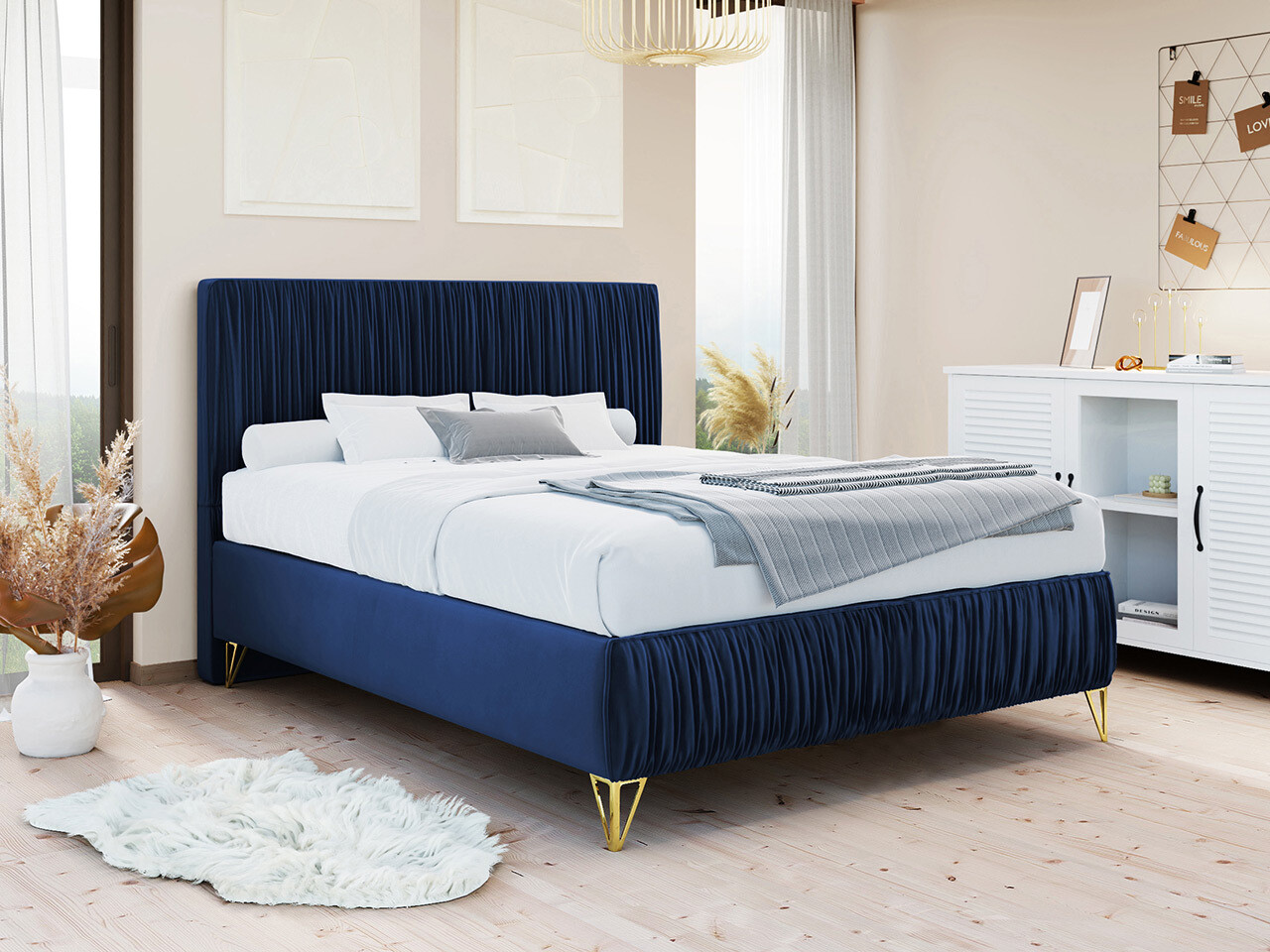 Κρεβάτι Logan 112 (Amor Velvet 4314)