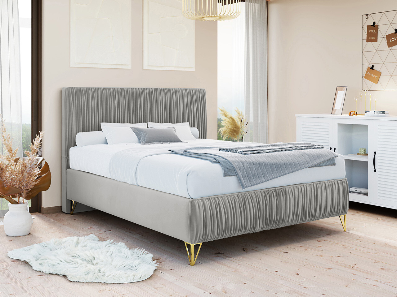 Κρεβάτι Logan 112 (Amor Velvet 4318)