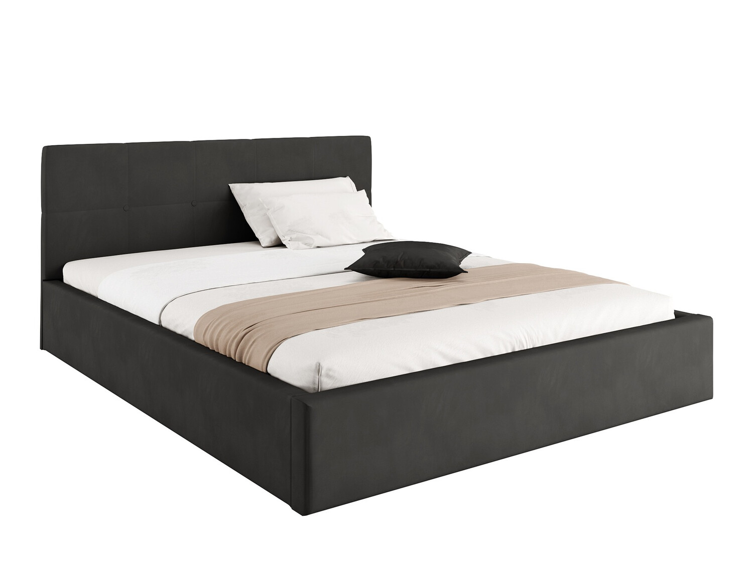 Κρεβάτι Fairfield 106 (Μαύρο)