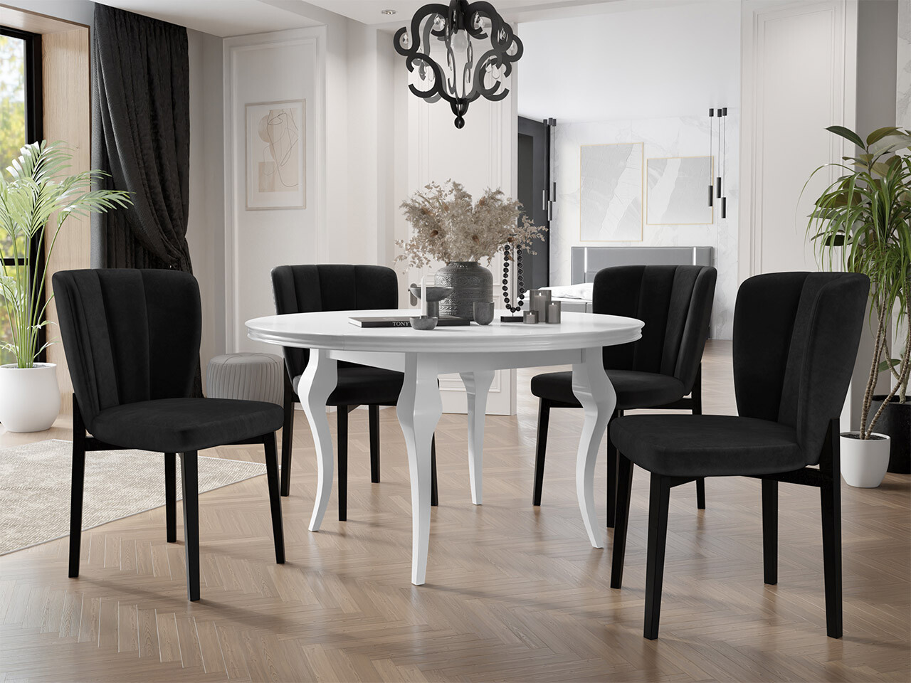 Σετ τραπεζαρίας Racine 141 (Magic Velvet 2219)