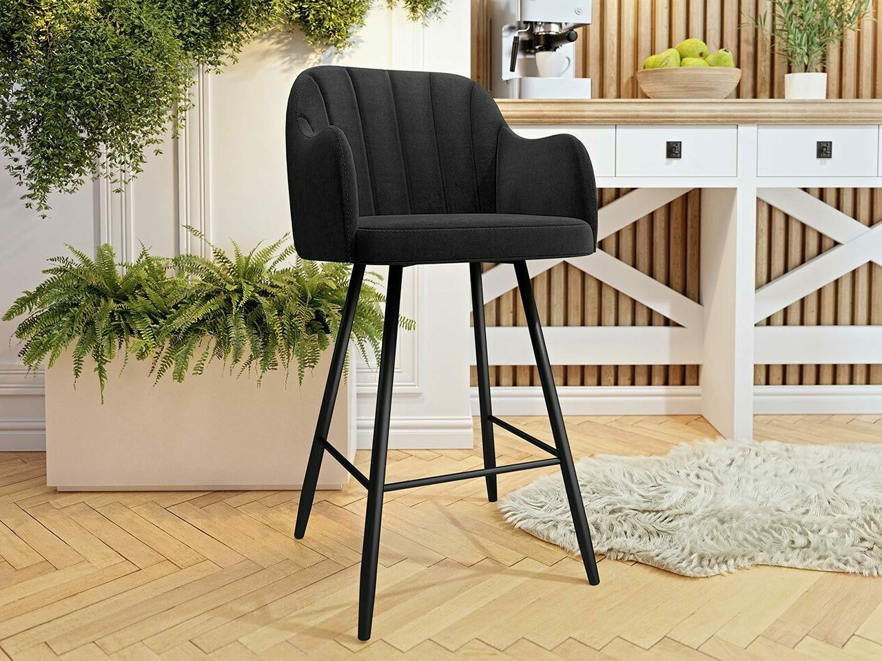 Σκαμπό μπαρ Comfivo Anser I (Magic Velvet 2219)