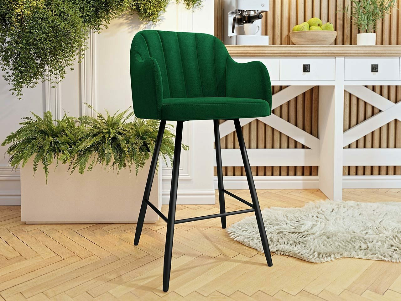 Σκαμπό μπαρ Comfivo Anser I (Magic Velvet 2225)