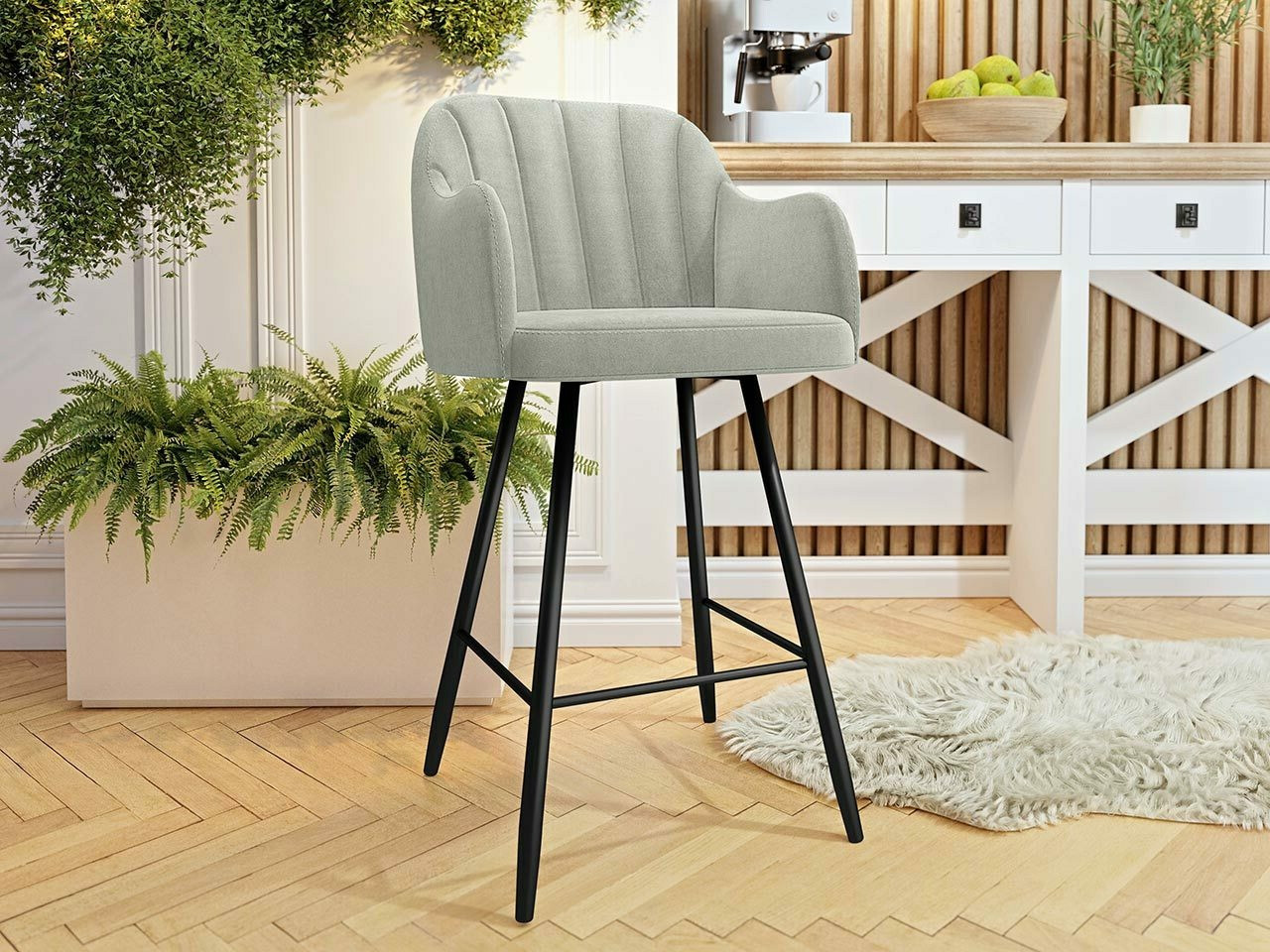 Σκαμπό μπαρ Comfivo Anser I (Magic Velvet 2240)