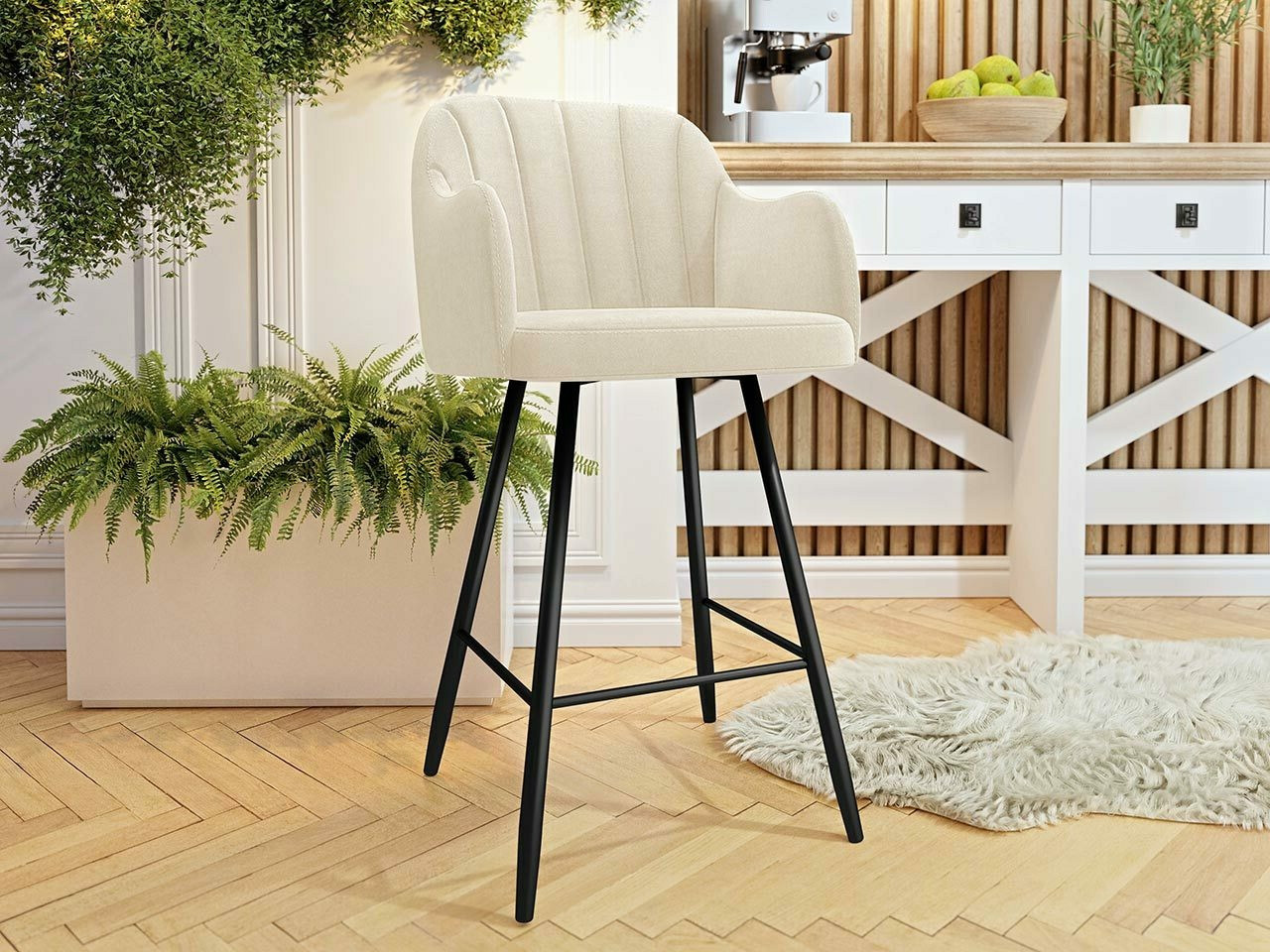 Σκαμπό μπαρ Comfivo Anser I (Magic Velvet 2250)