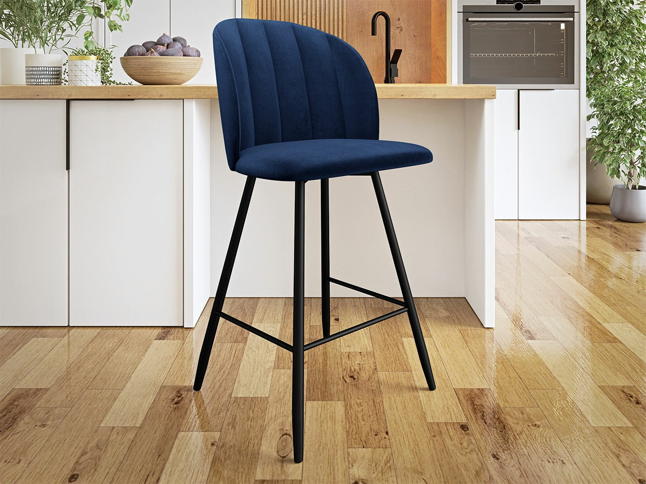 Σκαμπό μπαρ Comfivo Anser II (Magic Velvet 2216)