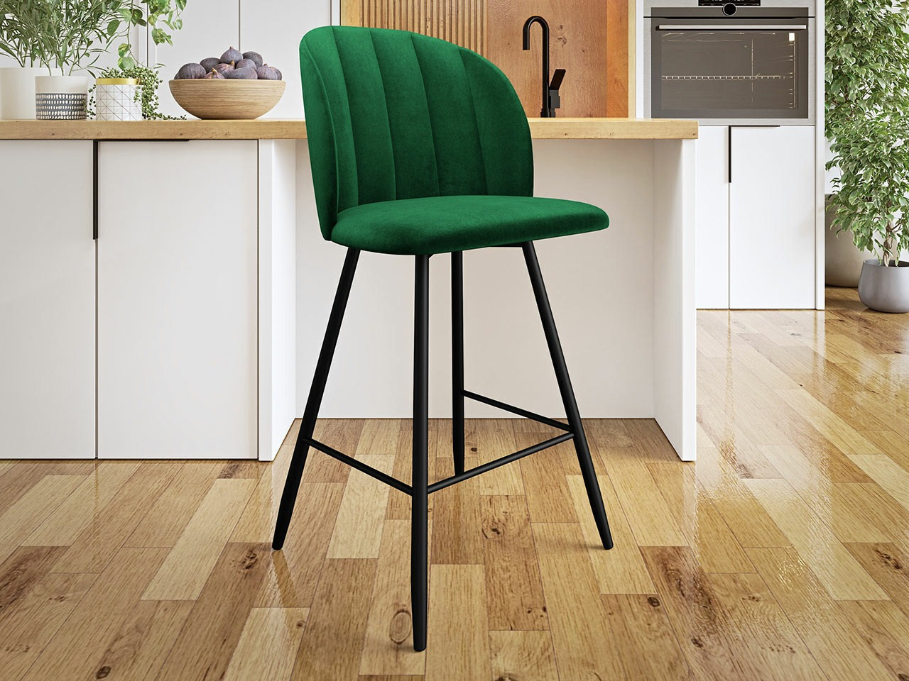 Σκαμπό μπαρ Comfivo Anser II (Magic Velvet 2225)