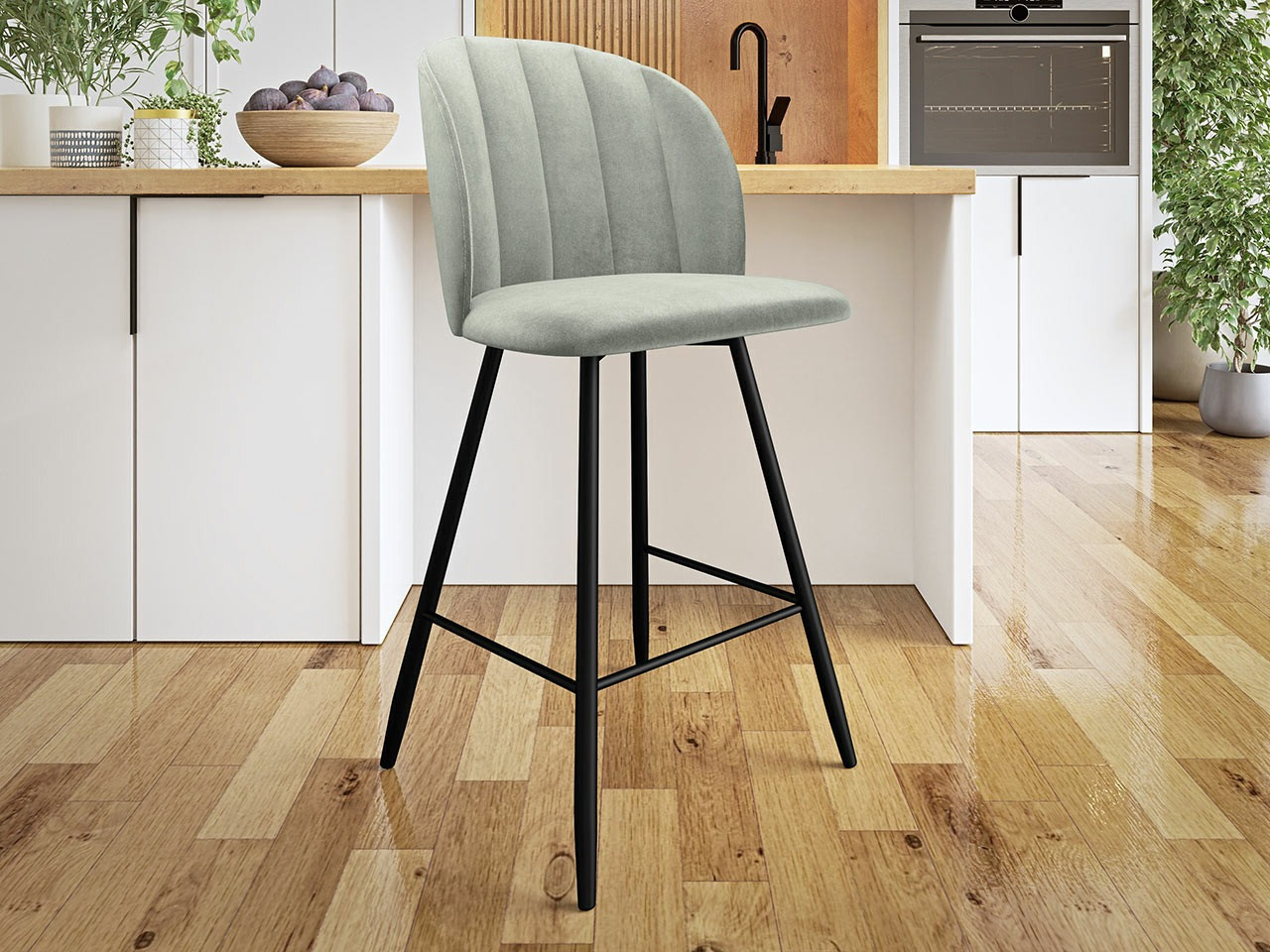 Σκαμπό μπαρ Comfivo Anser II (Magic Velvet 2240)