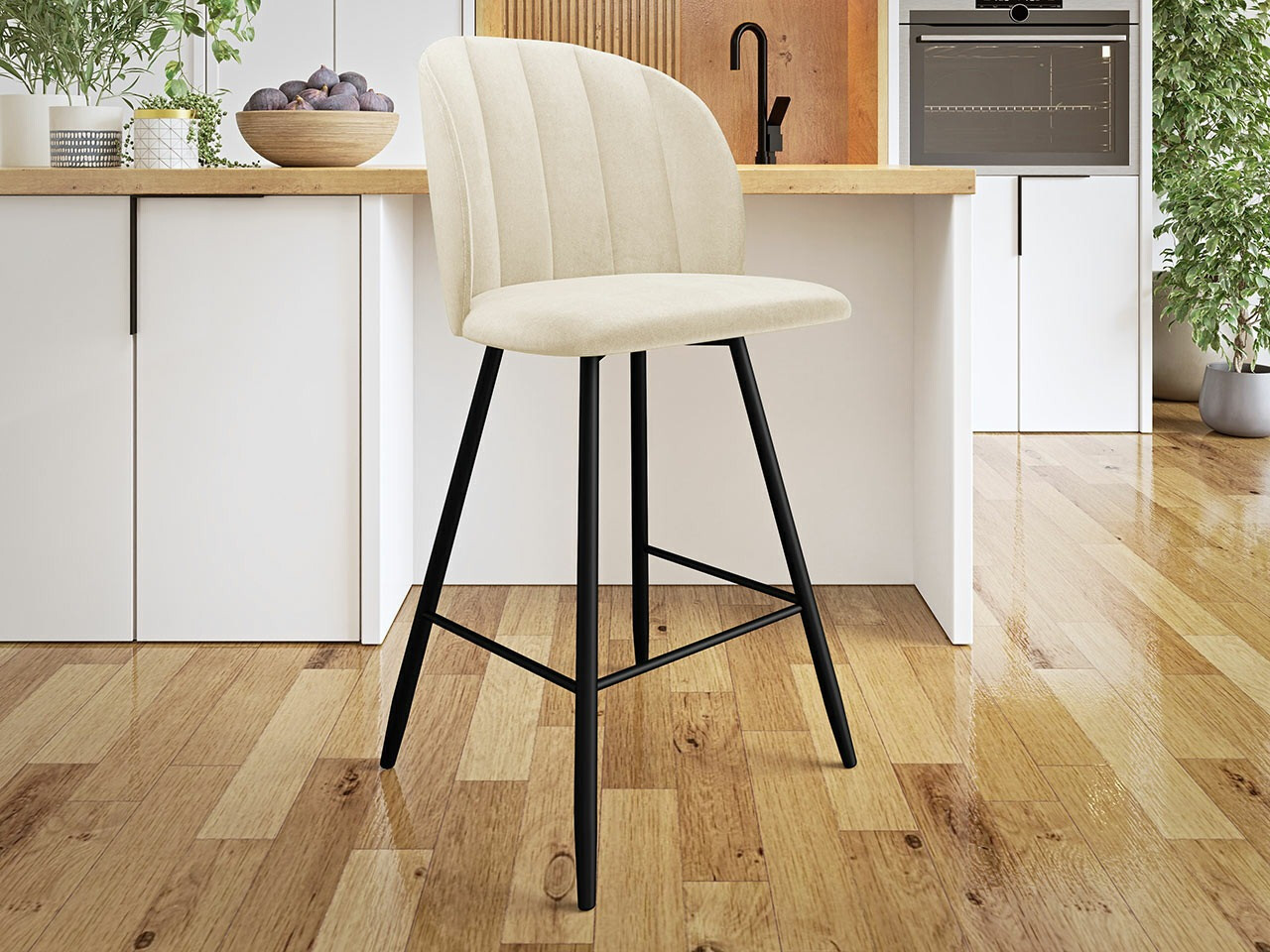 Σκαμπό μπαρ Comfivo Anser II (Magic Velvet 2250)