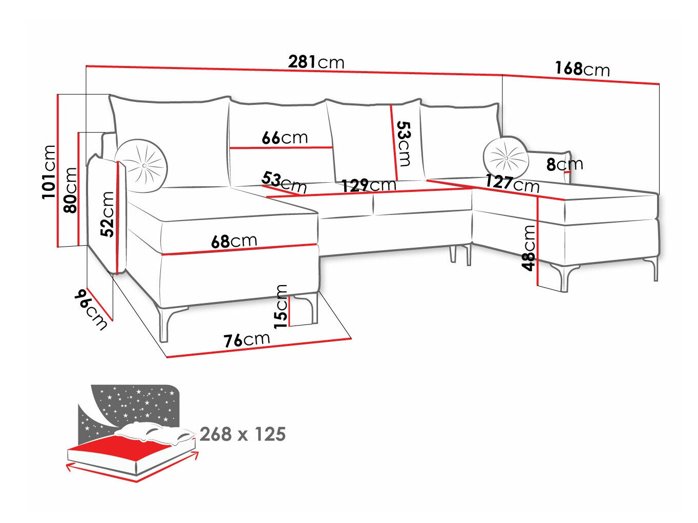 Γωνιακός Καναπές Clovis 111 (Manila 35)