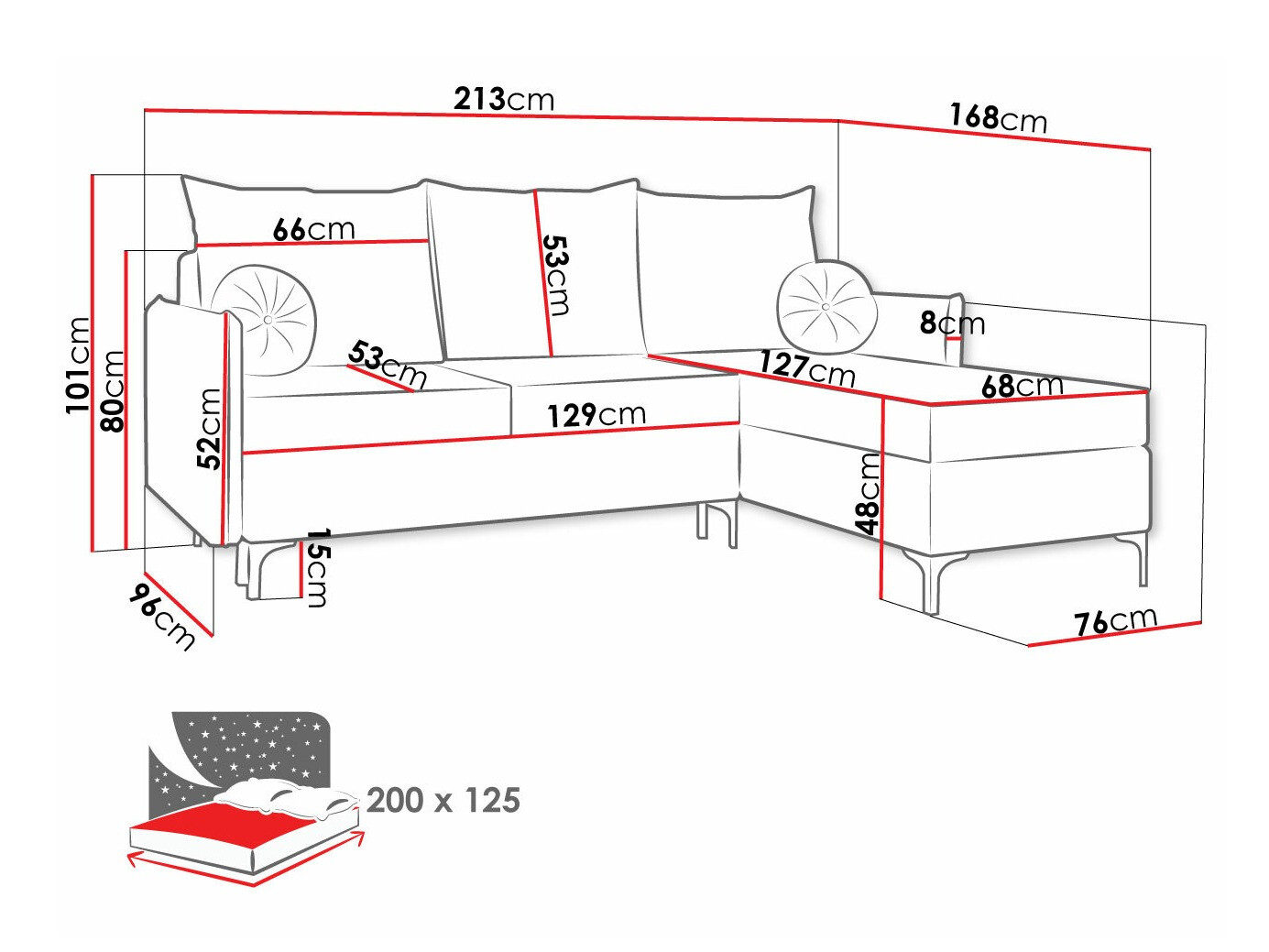 Γωνιακός Καναπές Clovis 112 (Manila 19)