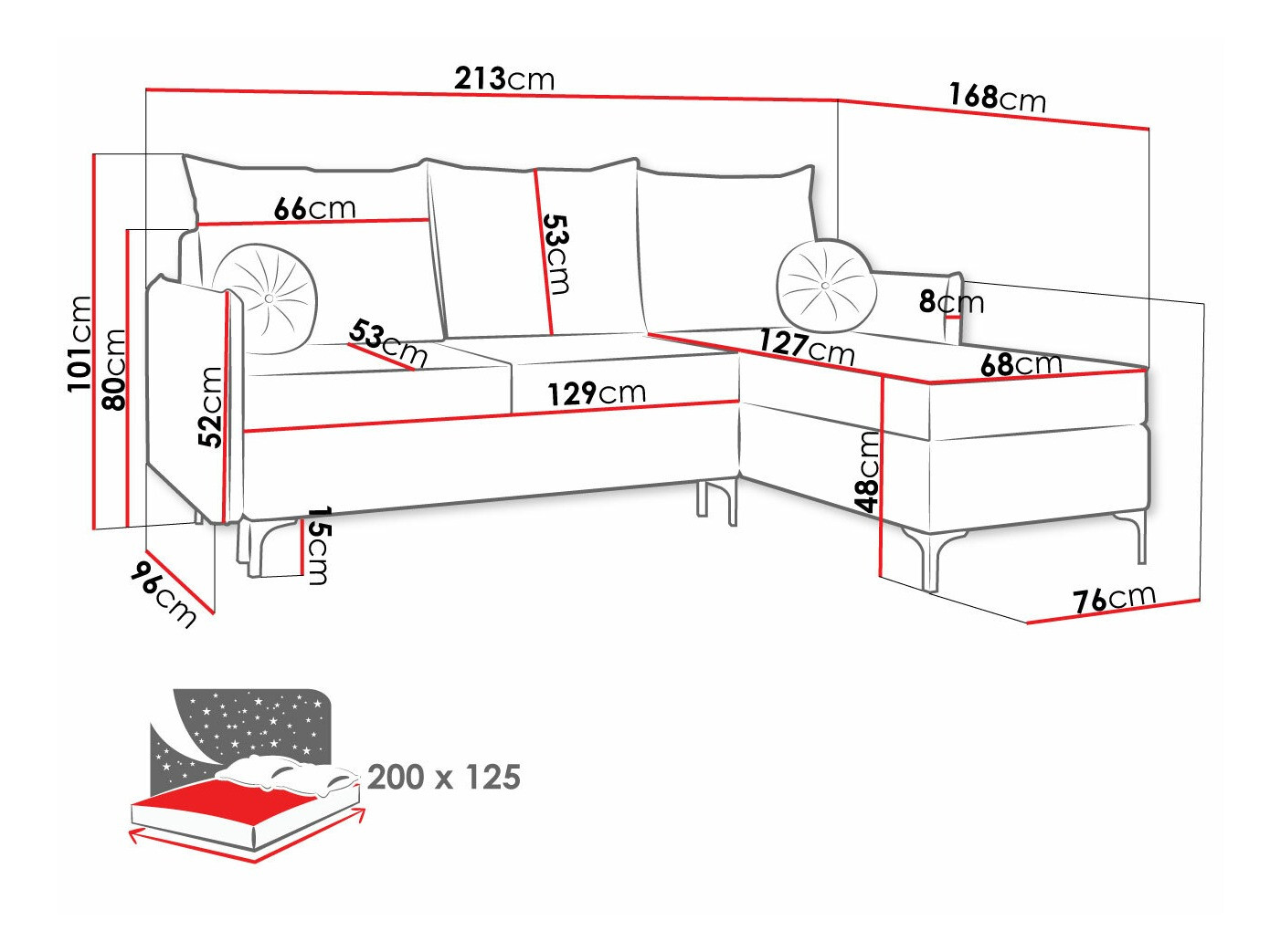 Γωνιακός Καναπές Clovis 112 (Manila 25)