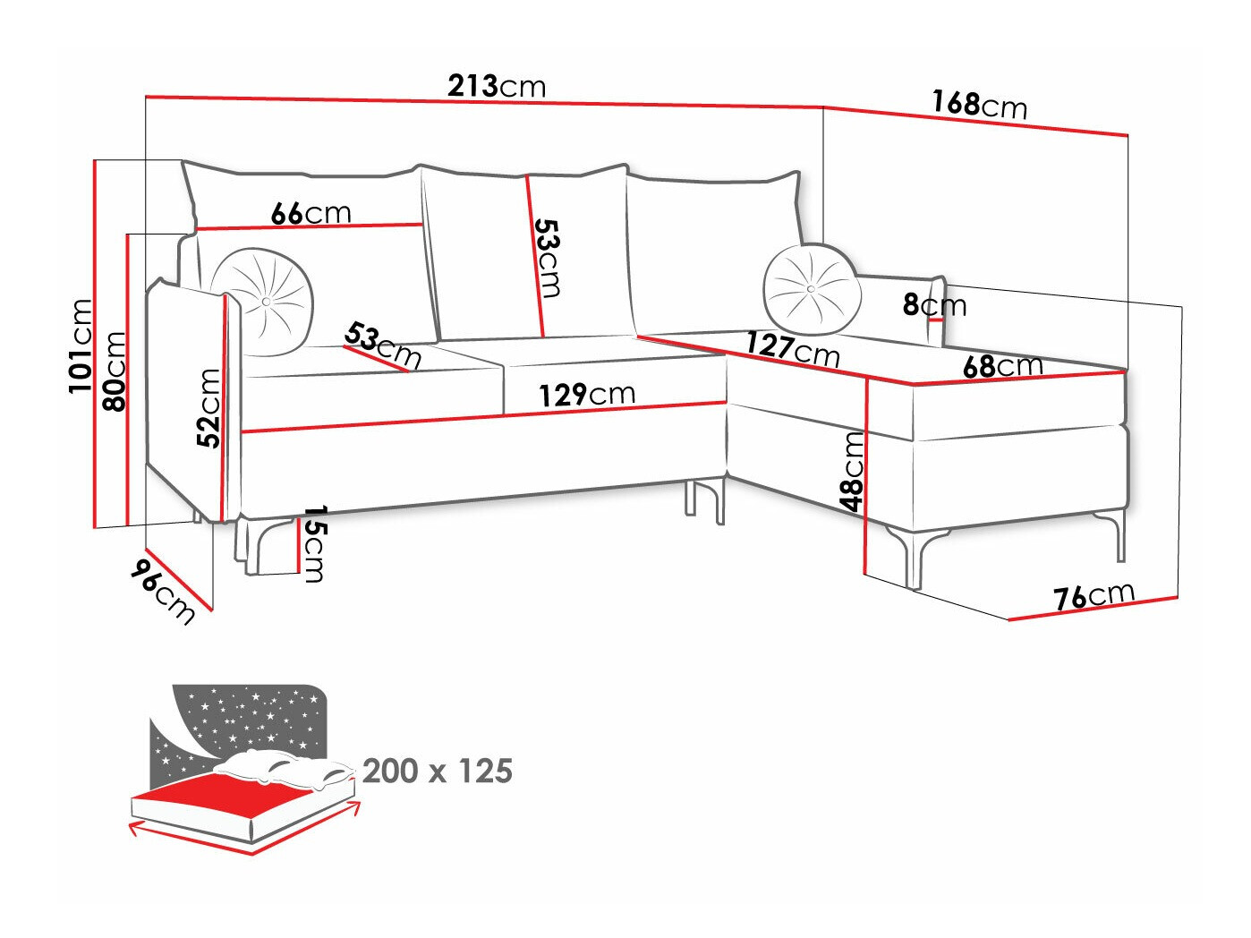 Γωνιακός Καναπές Clovis 112 (Manila 25)