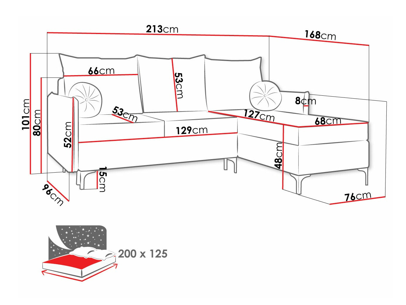 Γωνιακός Καναπές Clovis 112 (Manila 29)