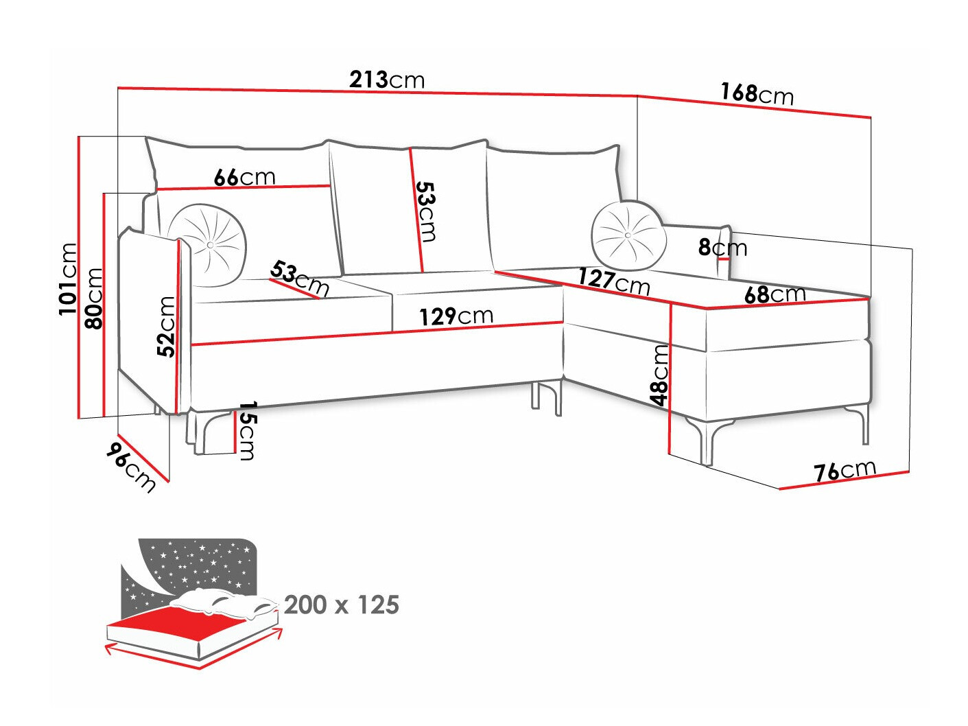 Γωνιακός Καναπές Clovis 112 (Manila 29)