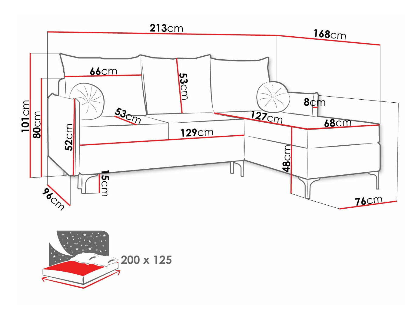 Γωνιακός Καναπές Clovis 112 (Manila 35)