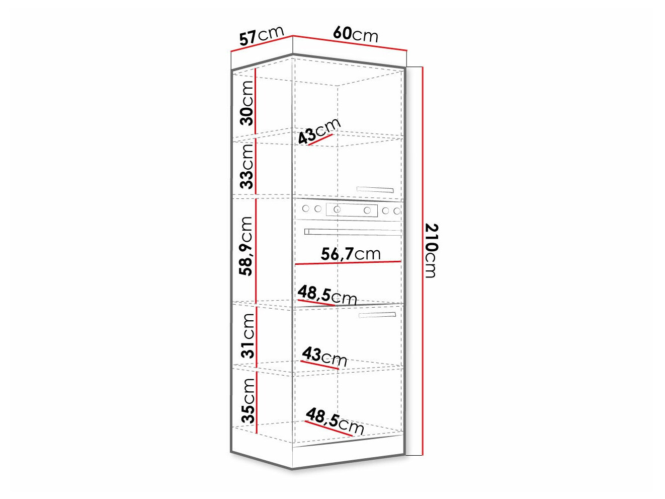 Τα έπιπλα είναι αναστρέψιμα Multi Grey 100