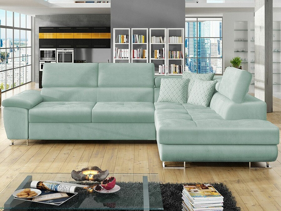 Γωνιακός Καναπές Comfivo Ruta II (Magic Velvet 2227 + Evo 29)