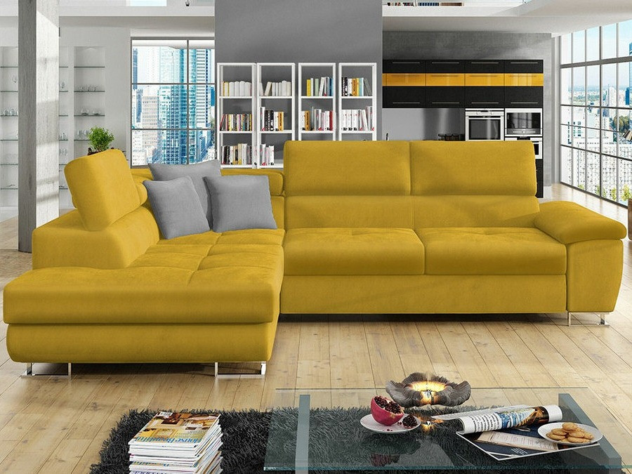 Γωνιακός Καναπές Comfivo Ruta II (Magic Velvet 2234 + Magic Velvet 2217)