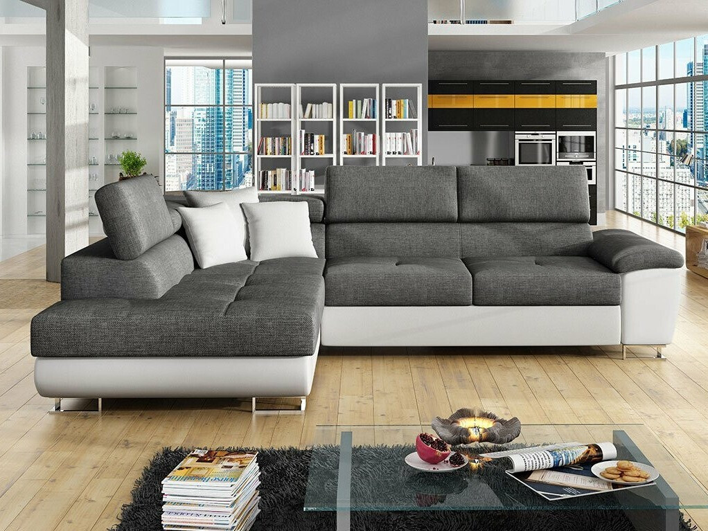 Γωνιακός Καναπές Comfivo Ruta II (Soft 017 + Lux 06 + Soft 017)