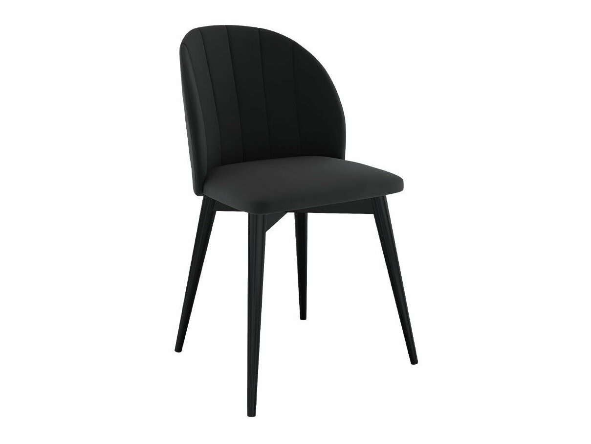Σετ τραπεζαρίας Racine 127 (Μαύρο + Magic Velvet 2219)