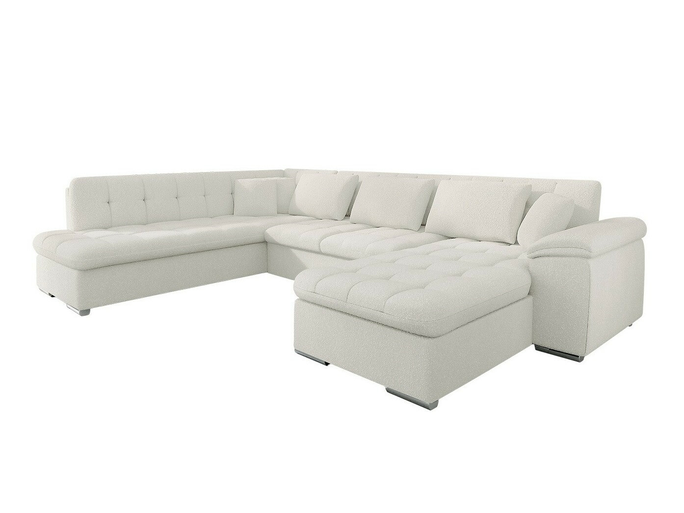 Γωνιακός Καναπές Comfivo Gemma VI (Boucle Baloo 2073)
