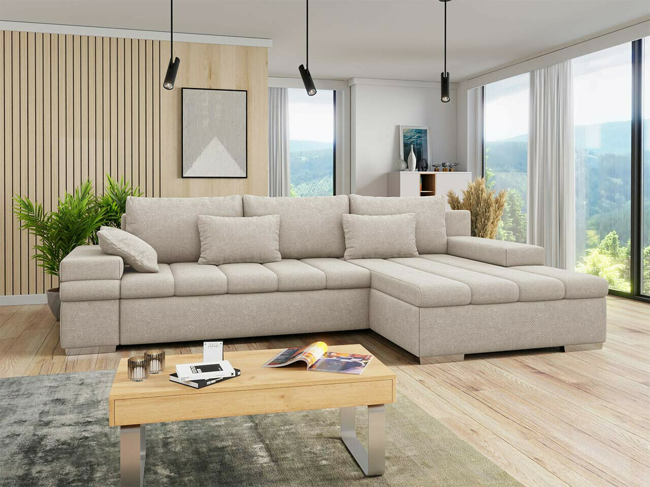 Γωνιακός Καναπές Comfivo Olivetum II (Magni 206.02)