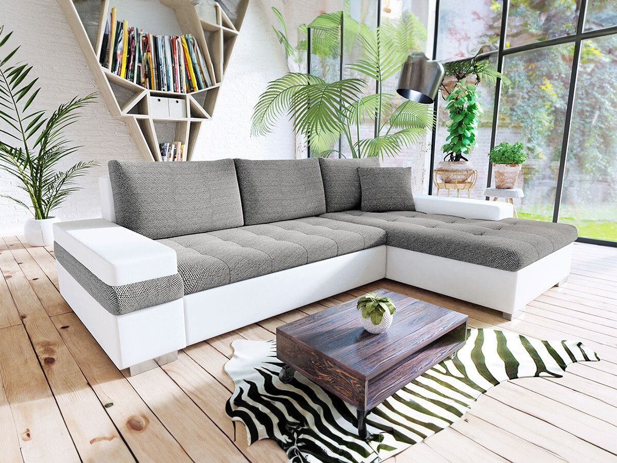 Γωνιακός Καναπές Comfivo Olivetum I (Soft 017 + Lawa 05)