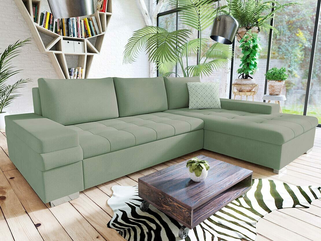 Γωνιακός Καναπές Comfivo Olivetum I (Uttario Velvet 2954 + Evo 29)