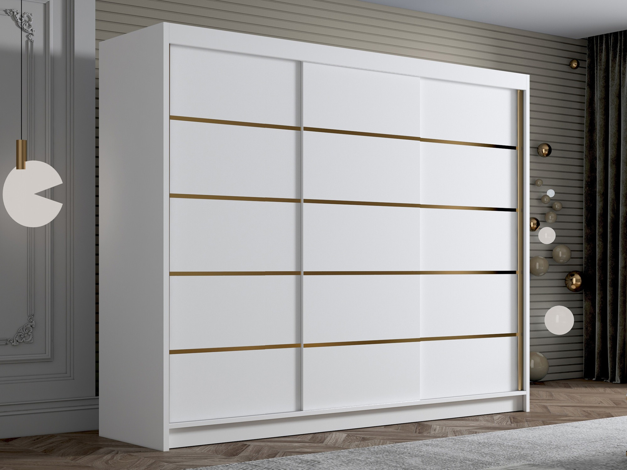 Ντουλάπα Closico Veltron II (Άσπρο)