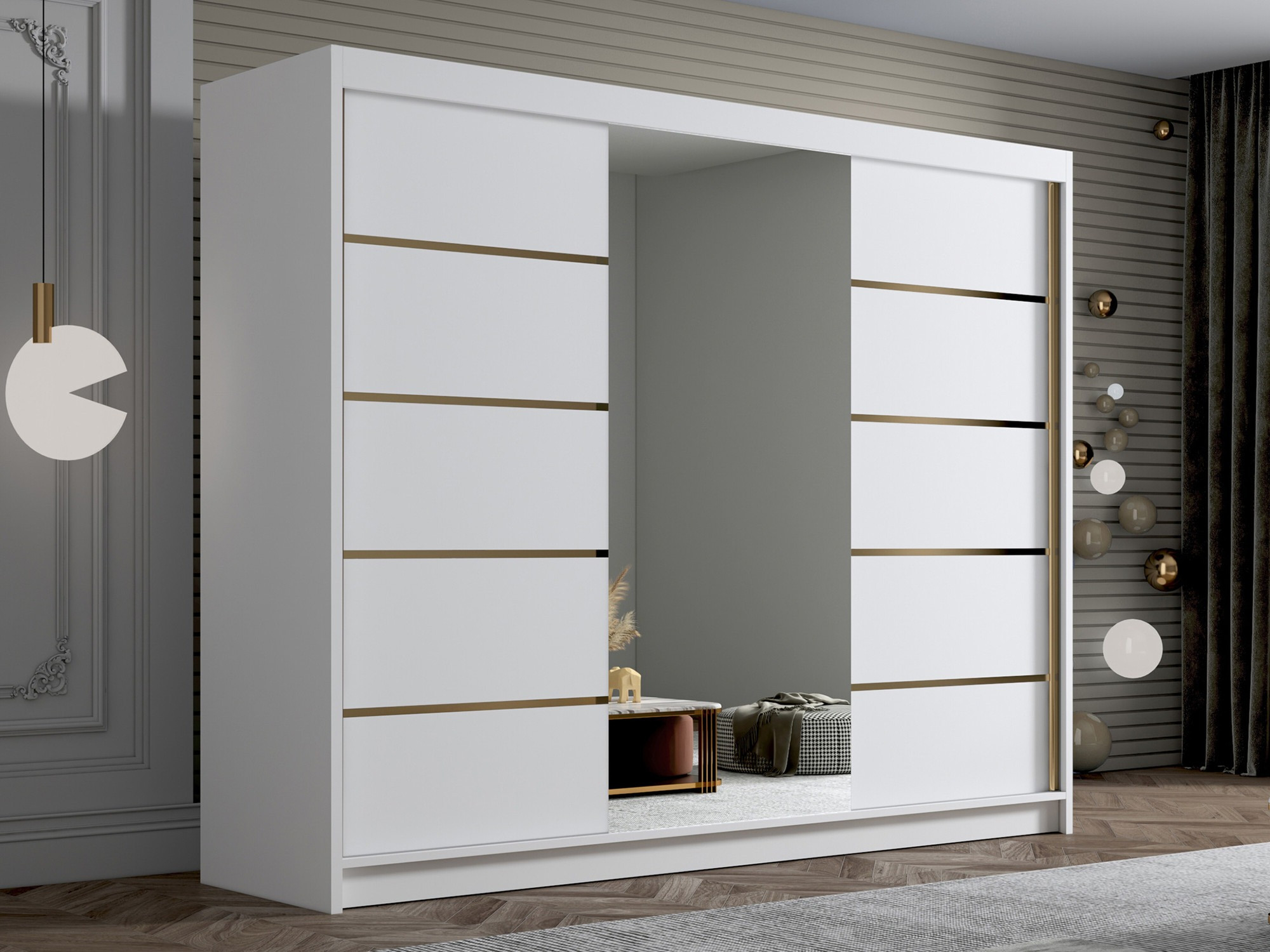 Ντουλάπα Closico Veltron II (Άσπρο)