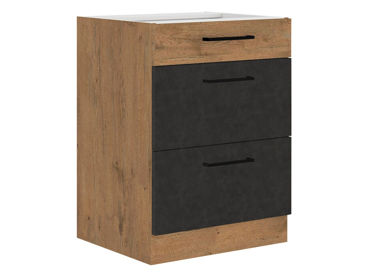 Πολυμορφικό ντουλάπι με συρτάρι Wood Grey 115