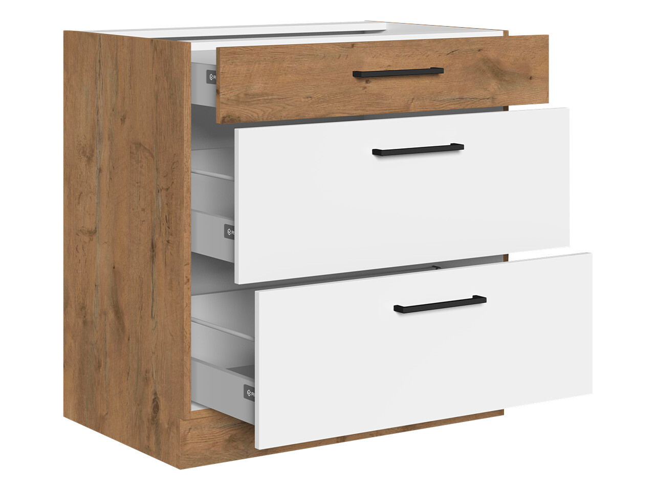 Πολυμορφικό ντουλάπι με συρτάρι Wood Grey 123