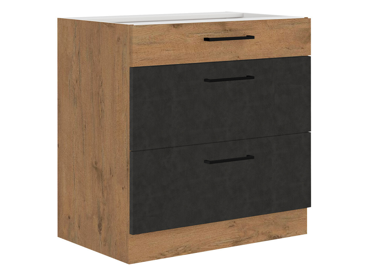 Πολυμορφικό ντουλάπι με συρτάρι Wood Grey 123