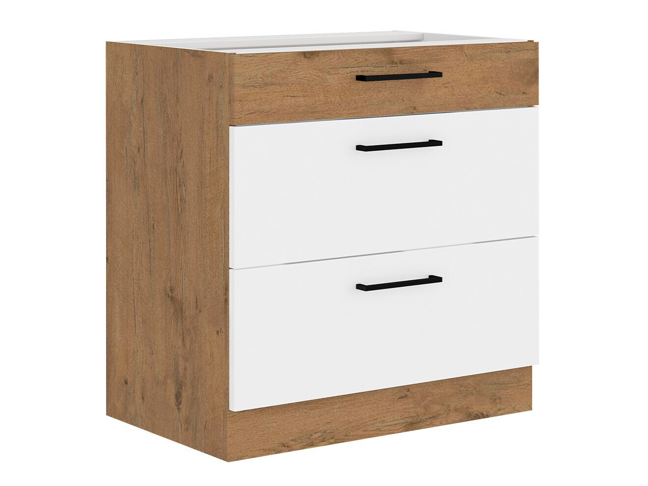 Πολυμορφικό ντουλάπι με συρτάρι Wood White 123