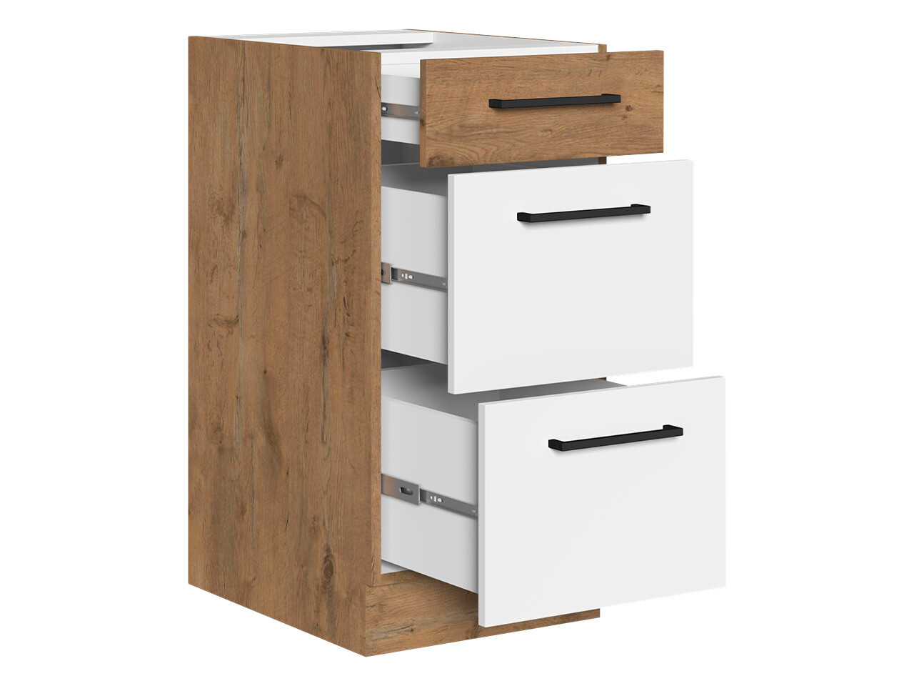 Πολυμορφικό ντουλάπι με συρτάρι Wood Grey 132