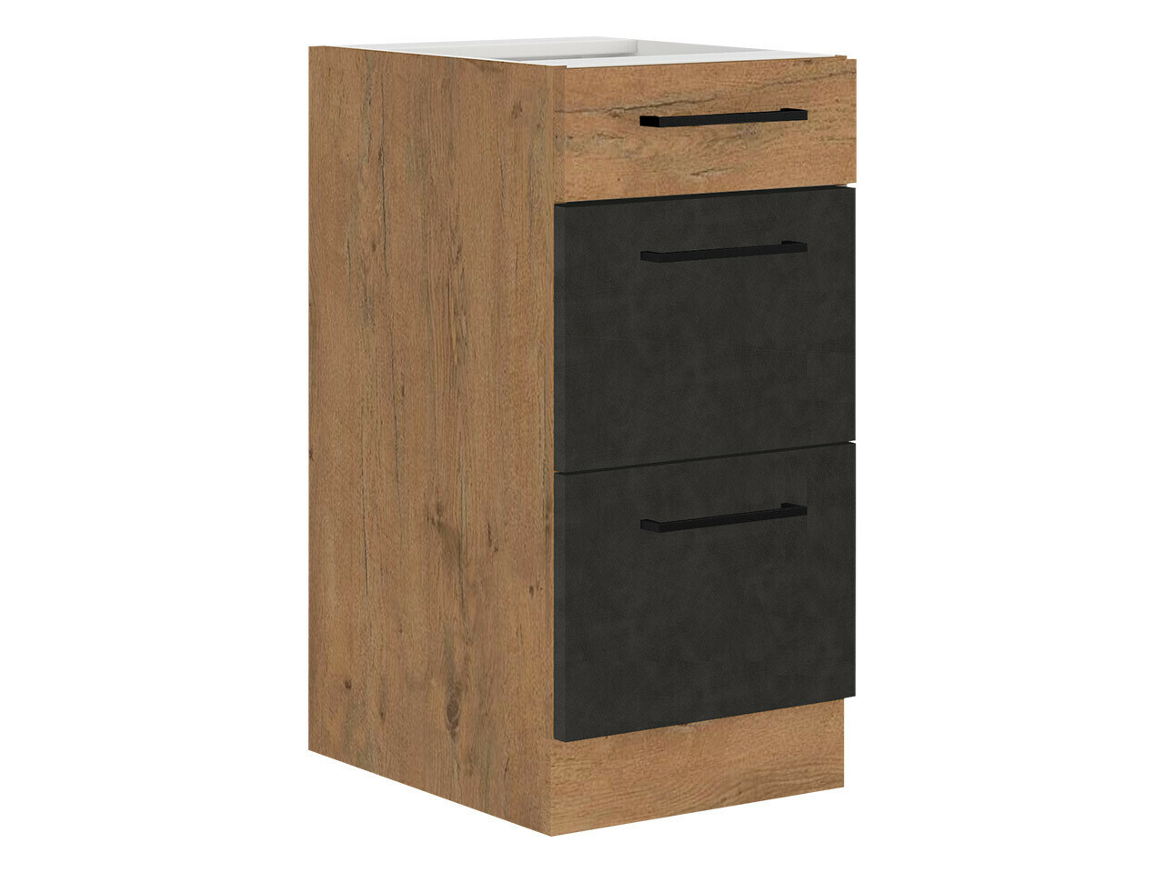 Πολυμορφικό ντουλάπι με συρτάρι Wood Grey 132