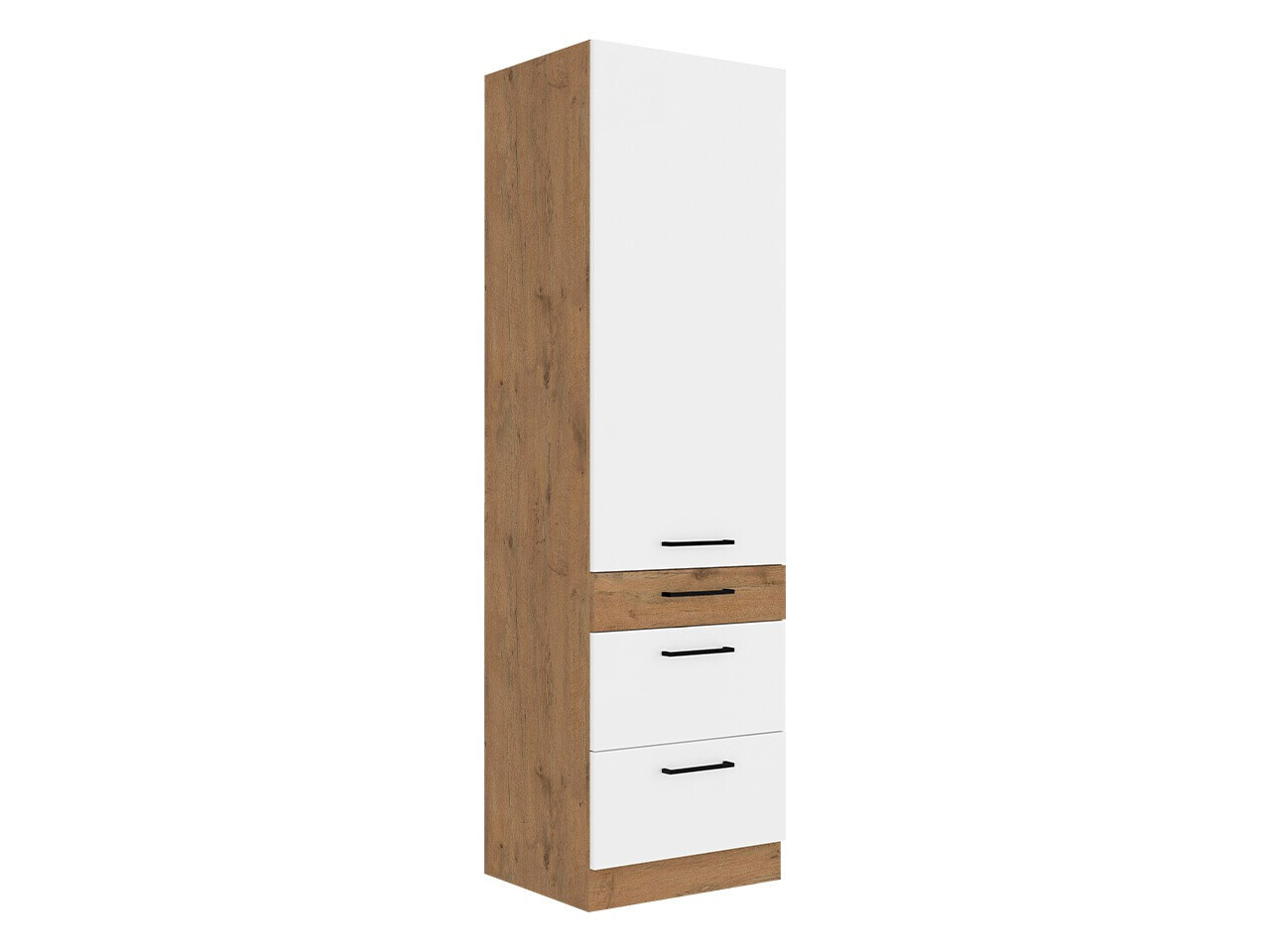 Πολυμορφικό ντουλάπι με πόρτες Wood White 127