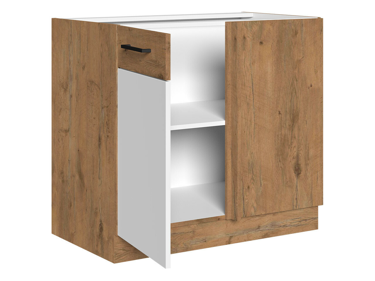 Πολυμορφικό ντουλάπι με πόρτες Wood White 103