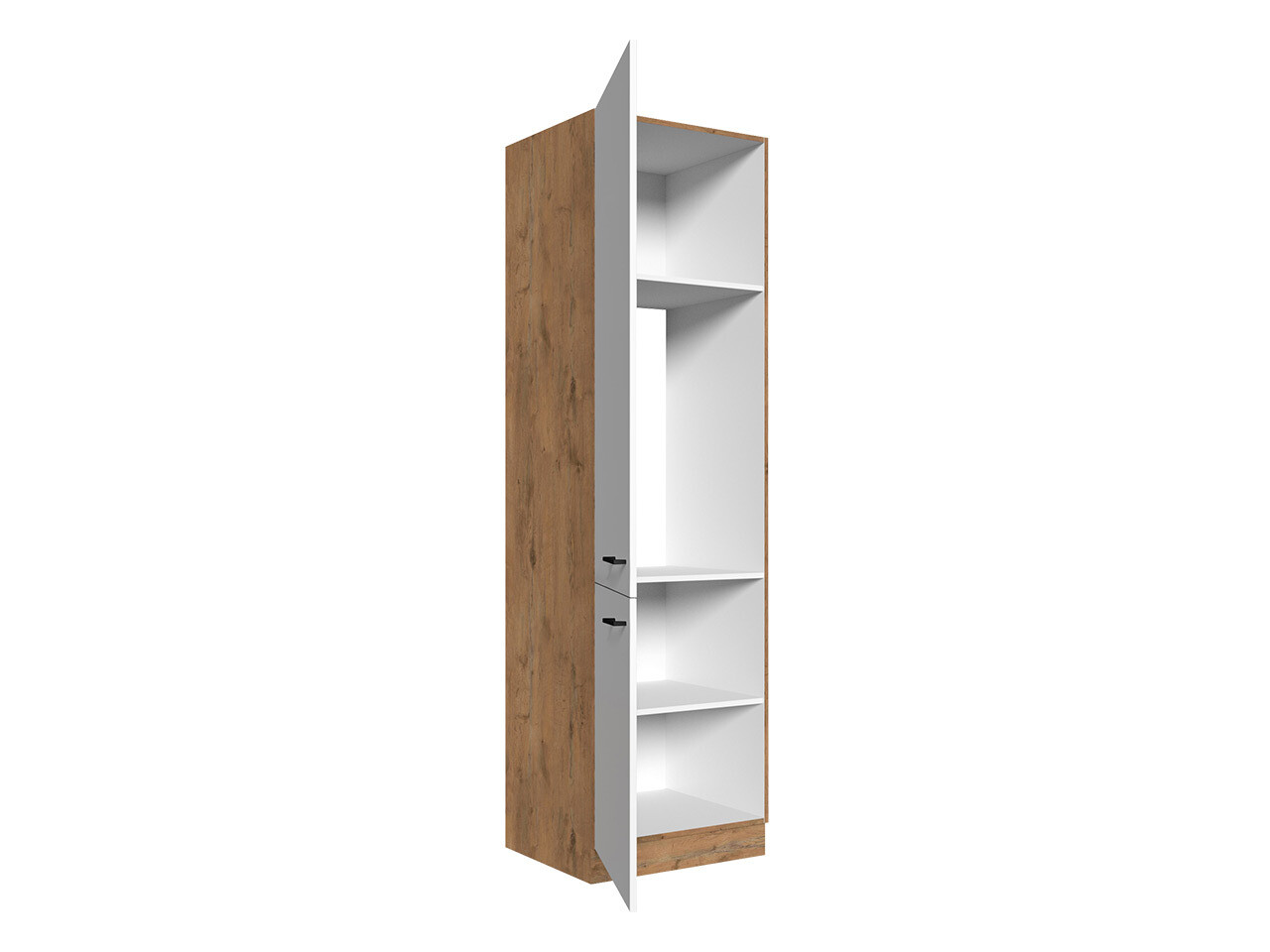 Πολυμορφικό ντουλάπι με πόρτες Wood White 135