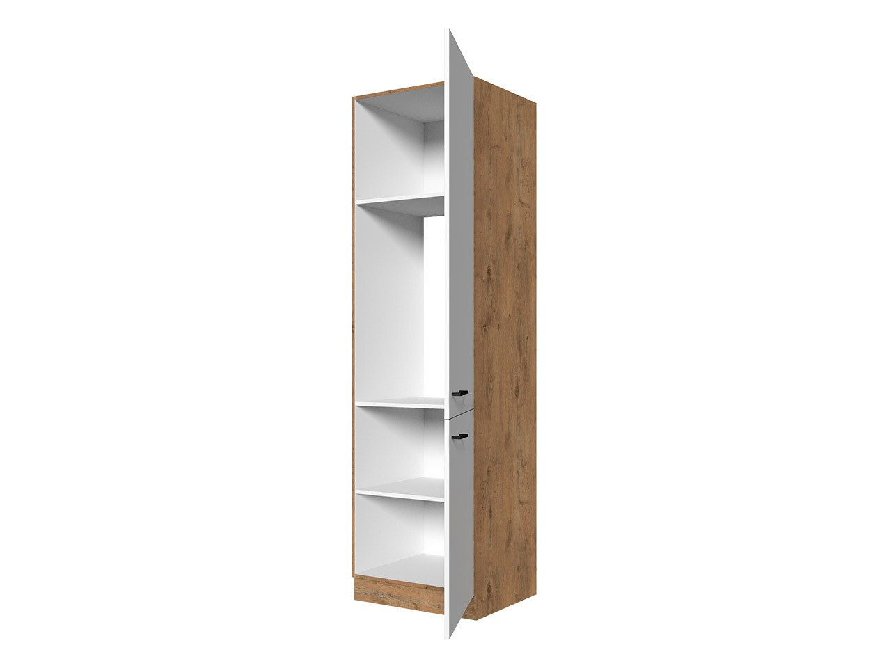 Πολυμορφικό ντουλάπι με πόρτες Wood White 135