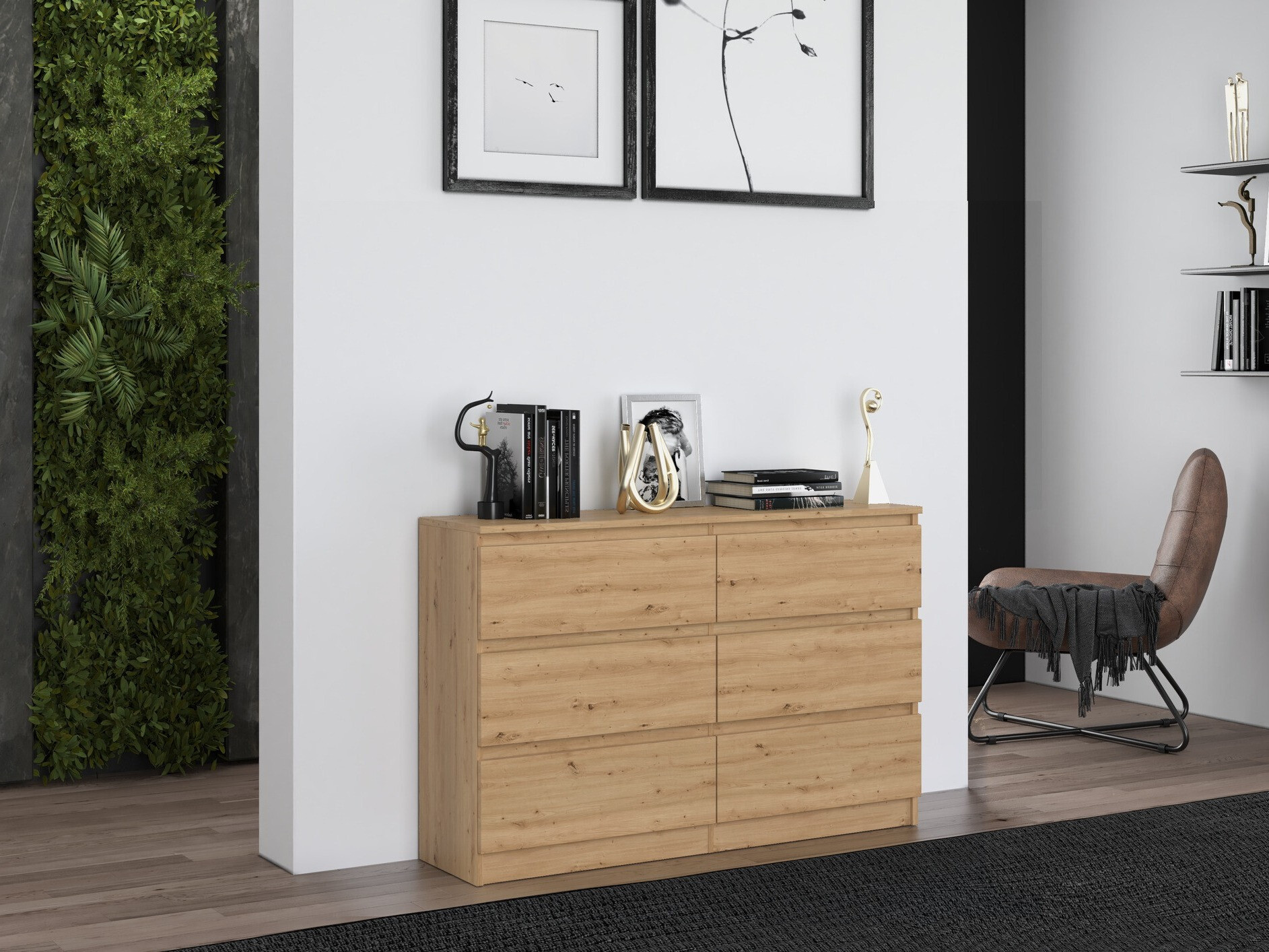 Συρταριέρα Elbvelu 103 (Artisan βελανιδιά)