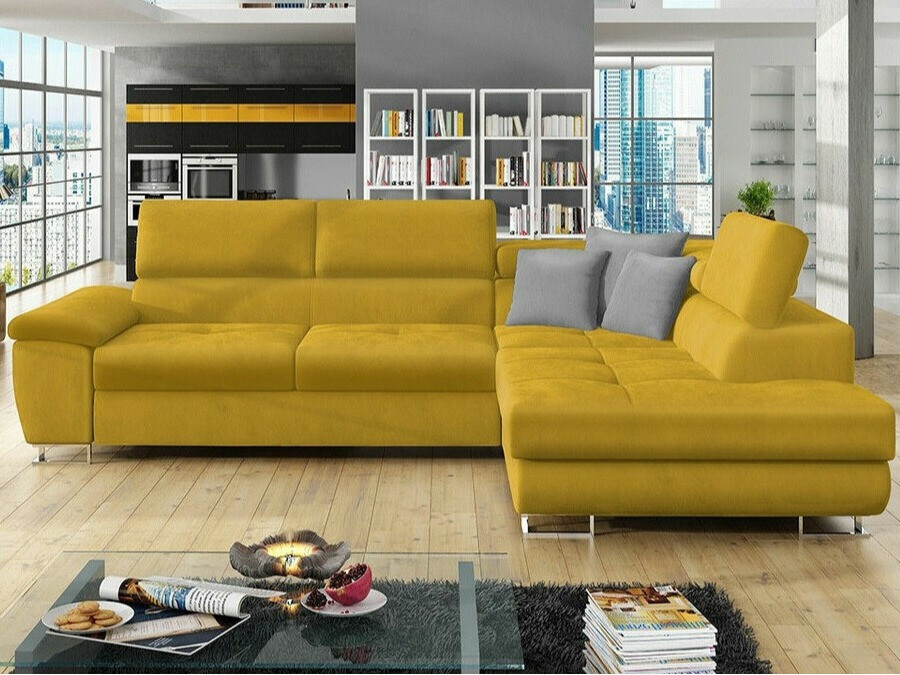 Γωνιακός Καναπές Comfivo Ruta II (Magic Velvet 2234 + Magic Velvet 2217)