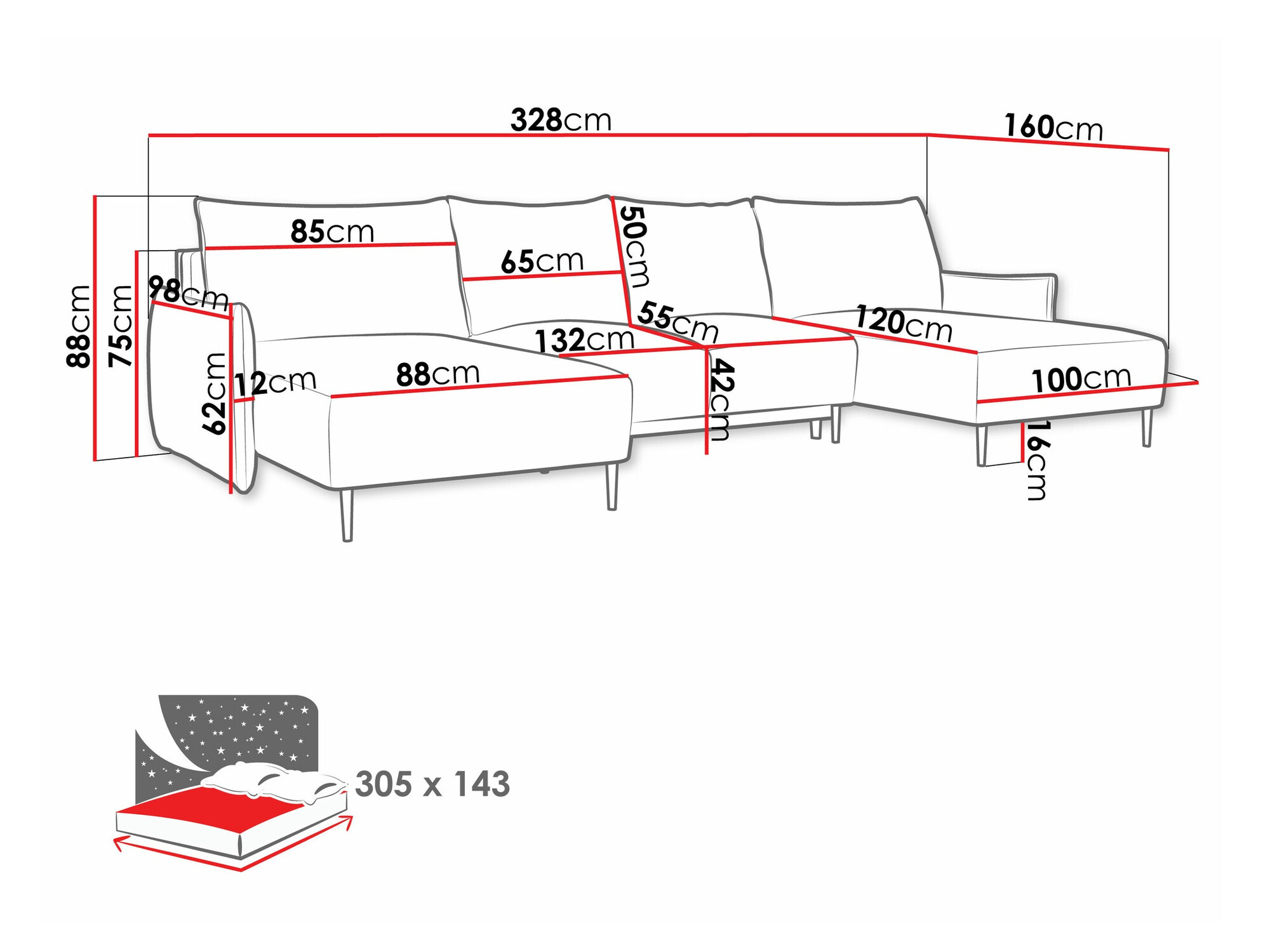 Γωνιακός Καναπές Columbus 223 (Velo 633)