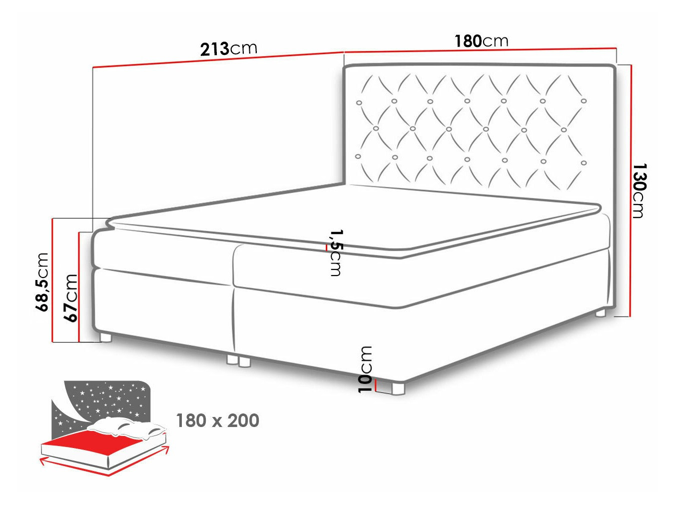 Κρεβάτι continental Domus (Soft 017)