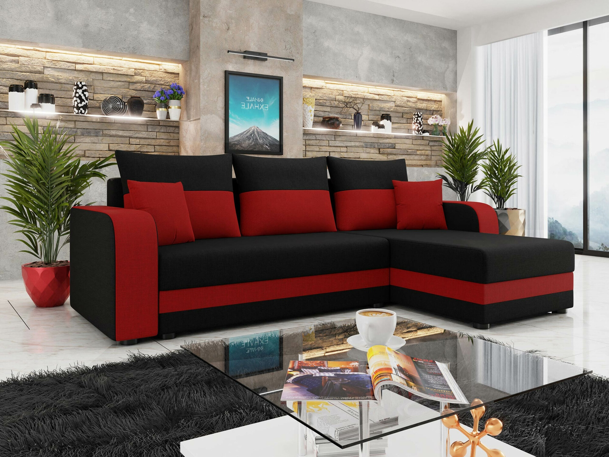 Γωνιακός Καναπές Memphis 112 (Lux 23 + Lux 14)