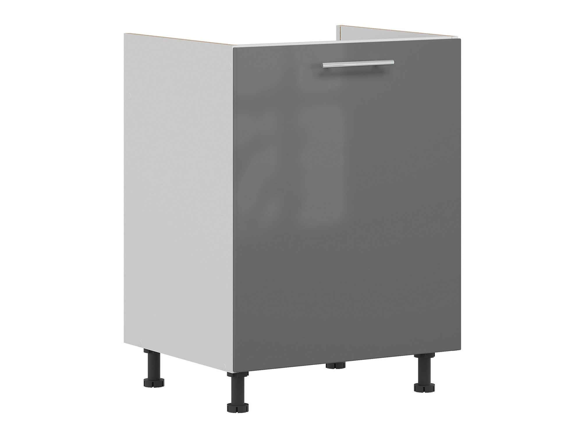 Πολυμορφικό ντουλάπι νεροχύτη με πόρτες Tiffa Grey 121
