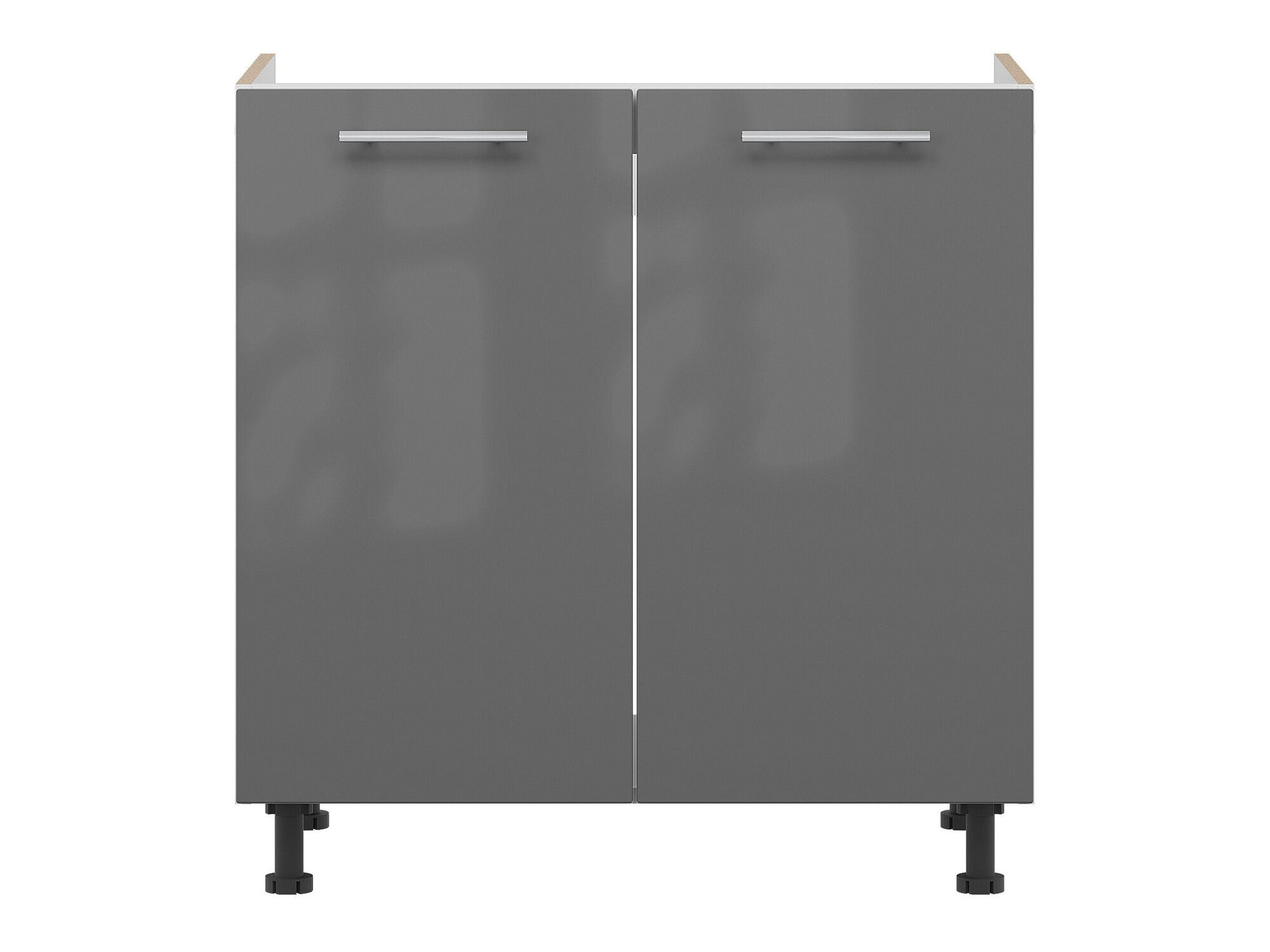 Πολυμορφικό ντουλάπι νεροχύτη με πόρτες Tiffa Grey 125