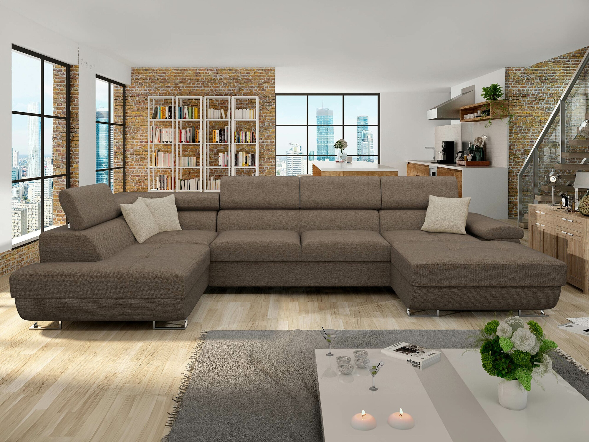 Γωνιακός Καναπές Comfivo Ruta IV (Matana 19 + Matana 17)