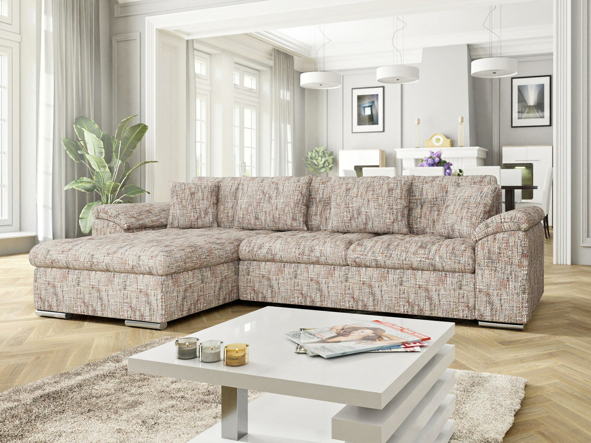 Γωνιακός Καναπές Comfivo Mica II (Tracy 211.01)
