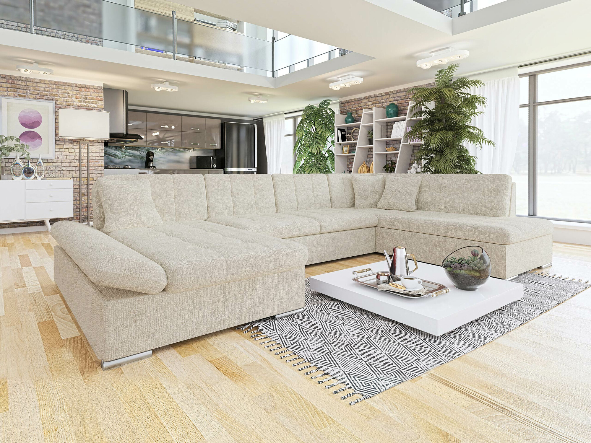 Γωνιακός Καναπές Comfivo Tilia II (Fragola 20)